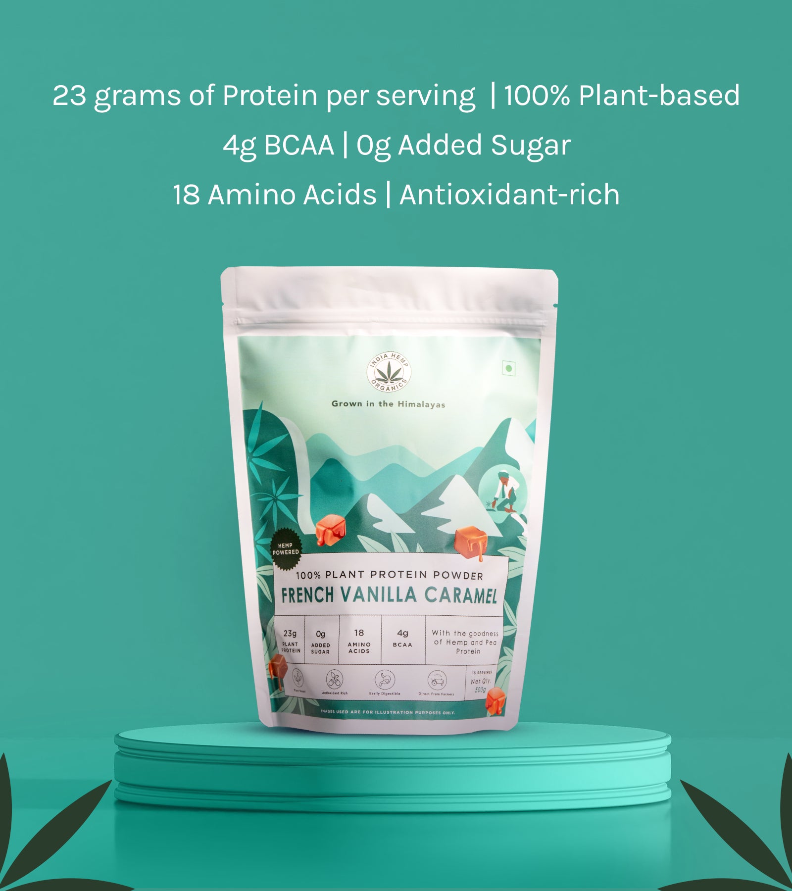 Hemp Powder - French Vanilla Caramel