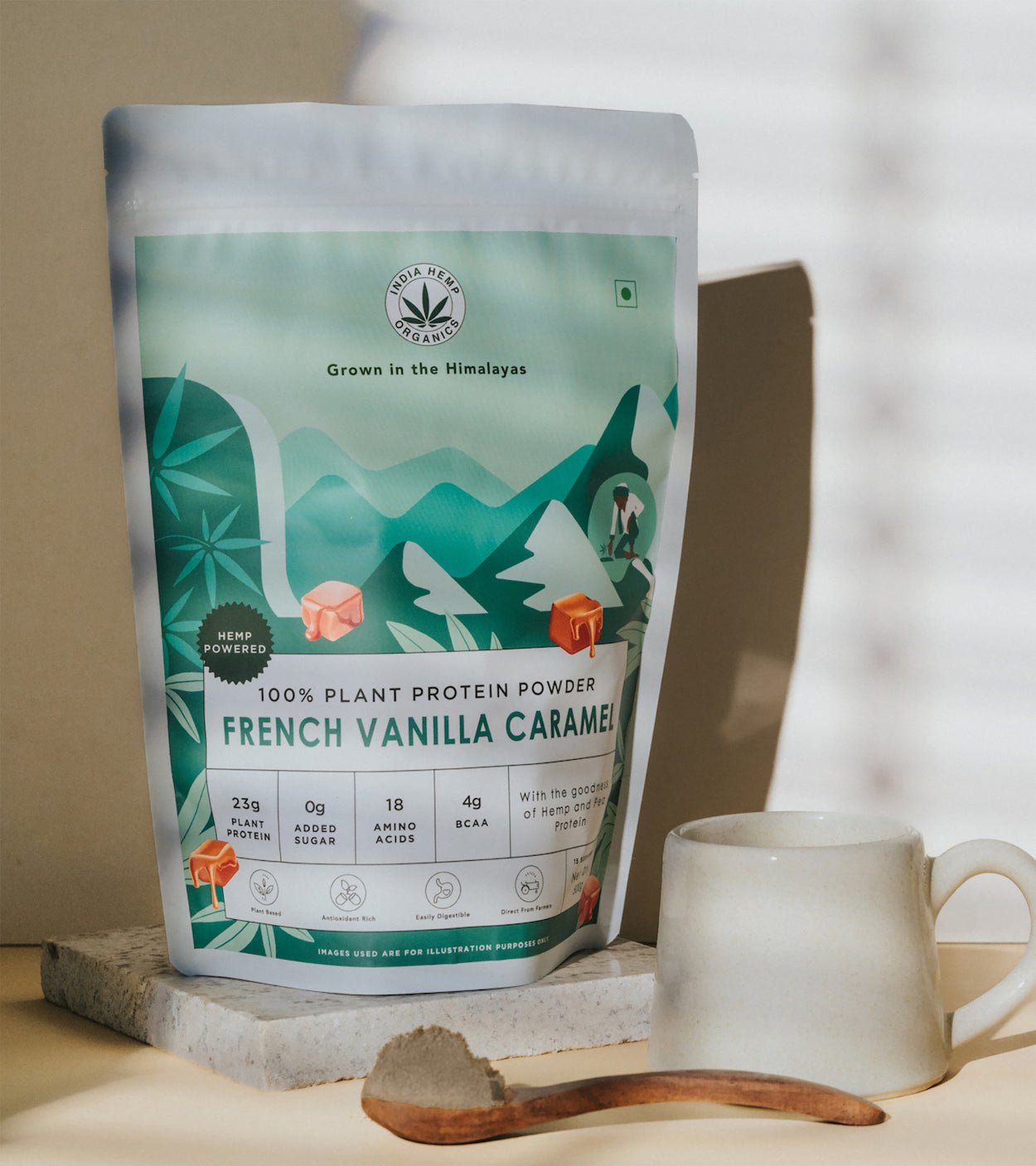 Hemp Powder - French Vanilla Caramel - Image 2