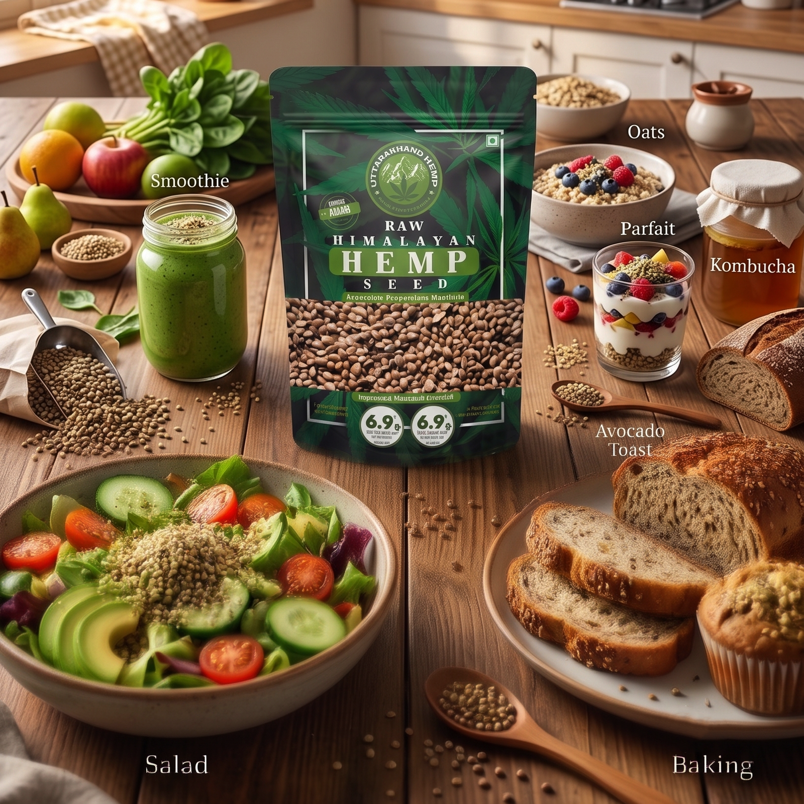 Super Clean Hemp Seed 200 gms - Image 2