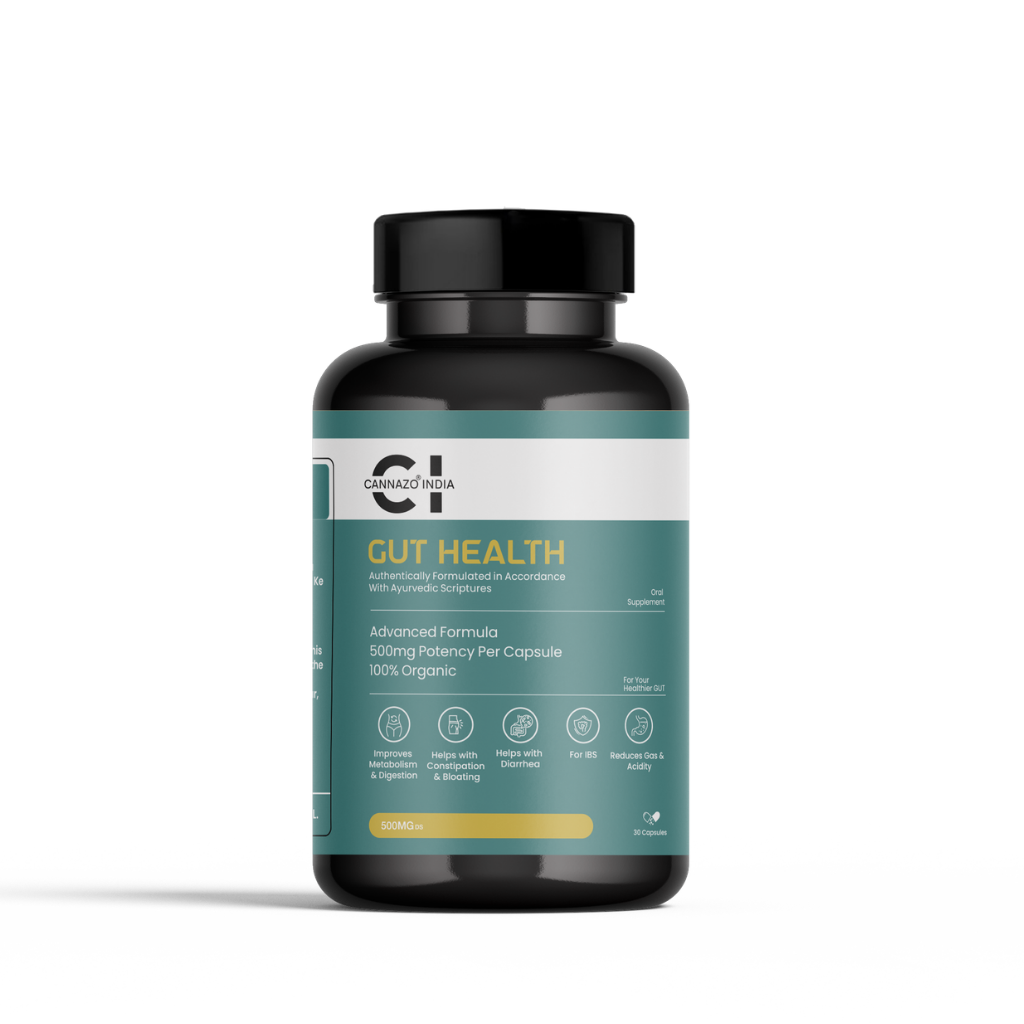 Gut Health Capsules – 500mg (Gas & Bloating relief)